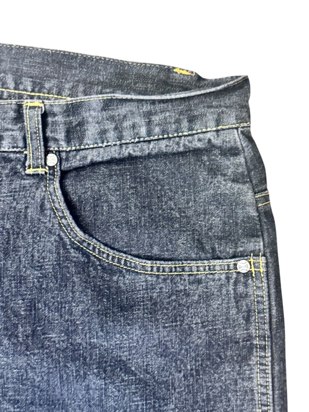 Negro League Baseball Players Association VTG Denim Patched Jeans 38x34 - Picture 4 of 10
